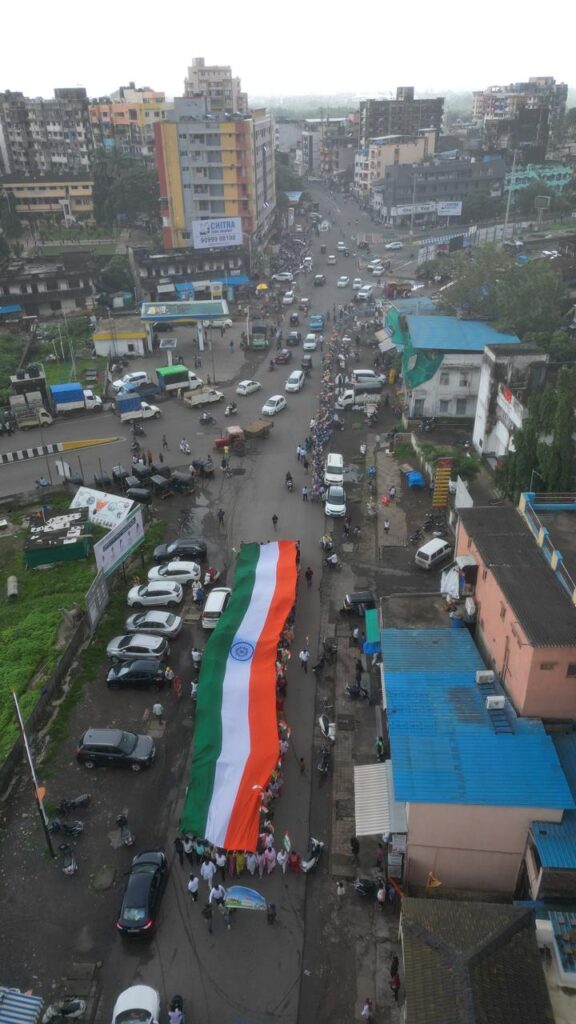 On 10th August 2024 at 9.00 am, the Daman Municipal Council (DMC) organized a Har Ghar Tiranga Yatra as part of the National Campaign “Har Ghar Tiranga : Aspi Damania