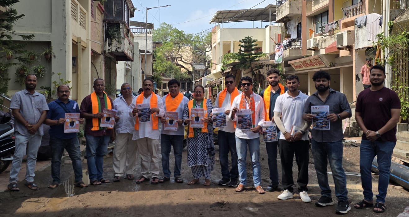 दमण नगरपालिका के वार्ड नंबर 6 से भाजपा समर्थित प्रत्याशी अस्पी दमणिया ने किया डोर टू डोर चुनाव प्रचार